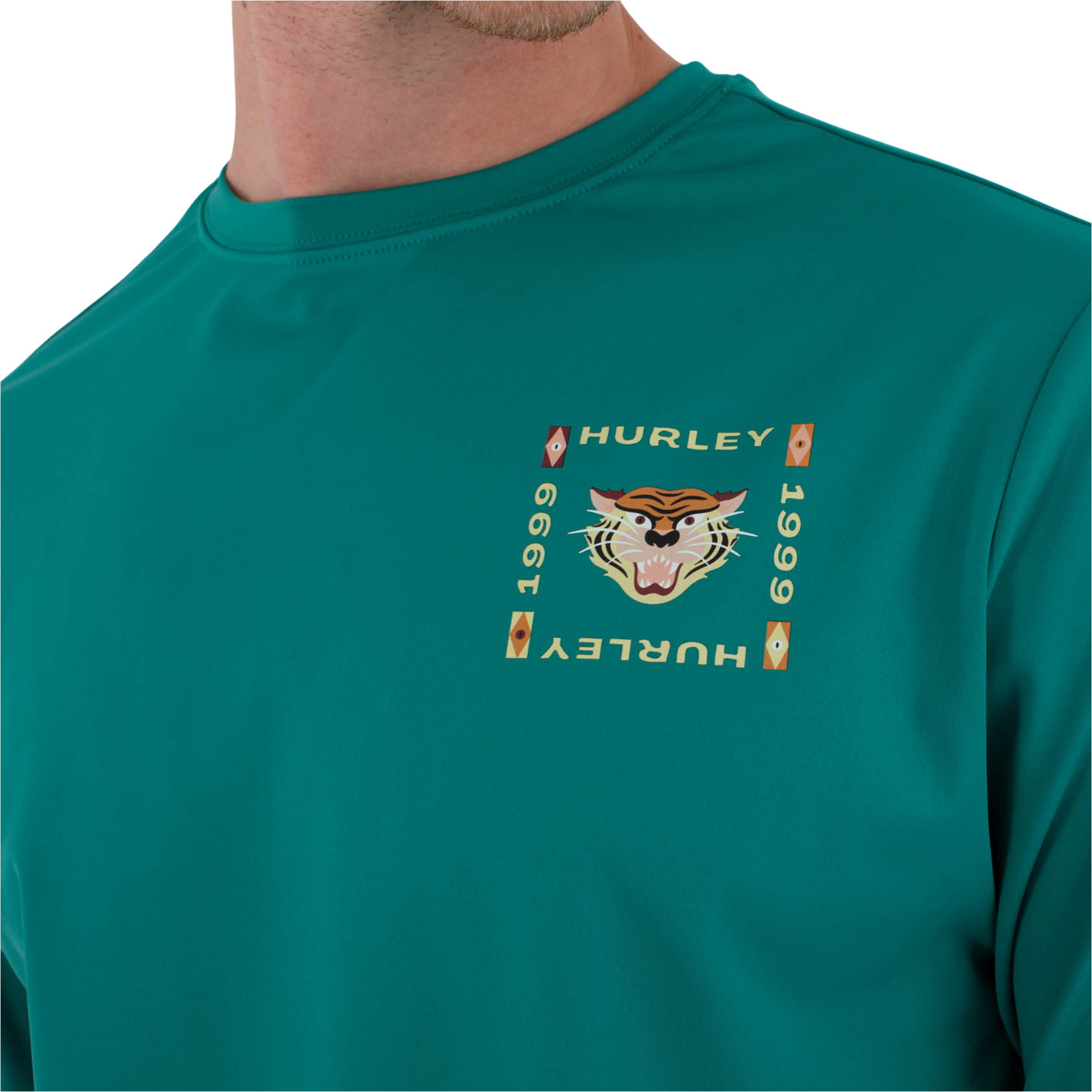 2026 Hurley Hombres Regular Bolud Short Sleeve Lycra Vest MLEU00005 - Riverdale